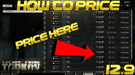 Escape from Tarkov Marketplace In PlayerAuctions Escape from Tarkov marketplace, players are able to meet up in order to buy, sell, or trade anything related to EFT. . Tarkov market prices